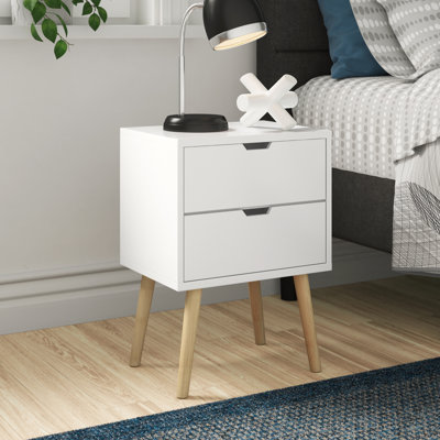 Lalani 2 Drawer Bedside Table