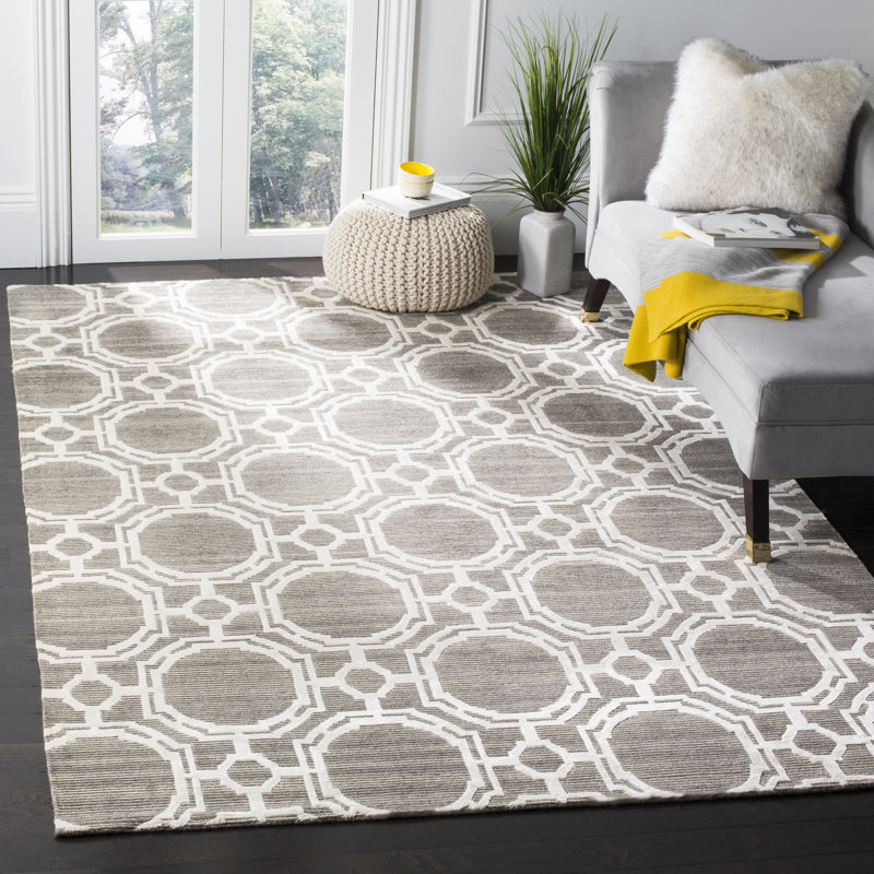 Tapis tibétain en laine et viscose Anaya, Rectangle 6 pi x 9 pi