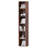 Trammell 6-Tier Open Tall Skinny Bookshelf, Floor Standing Bookcase Storage Shelves-103287707