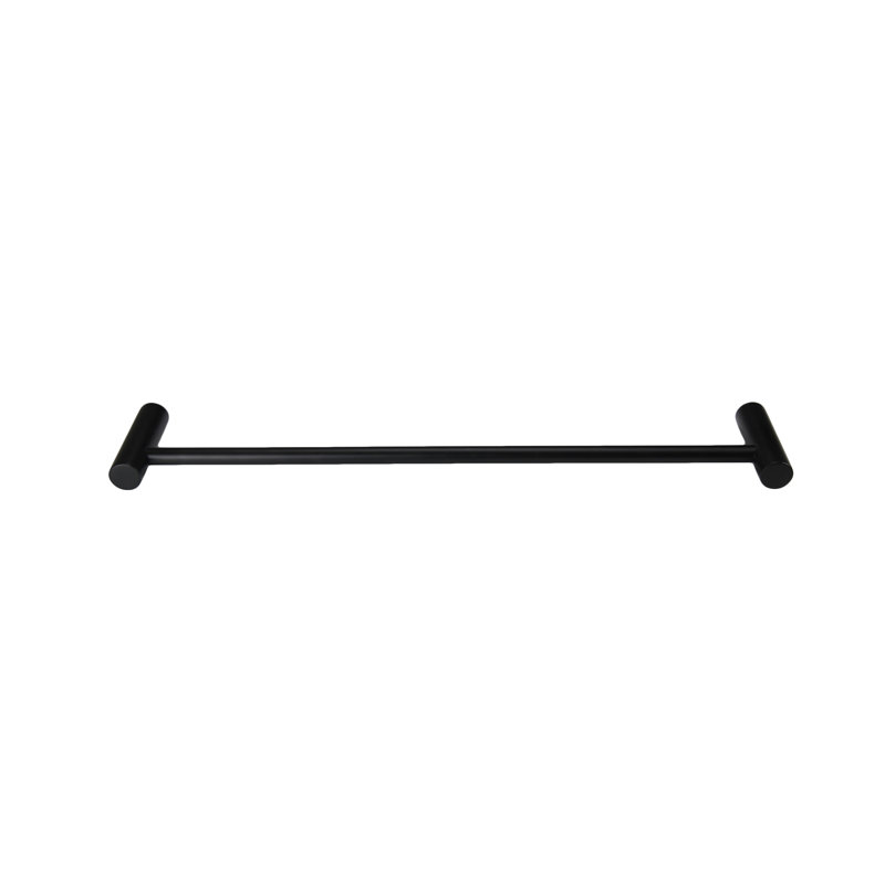 Barre à serviettes 24 po noir mat