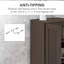 Armoire garde-manger, tablettes mobiles, design moderne, porte à fermeture en douceur, armoire à café, rangement