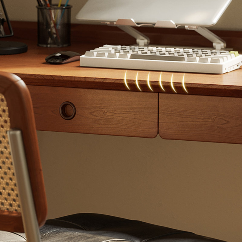 Nordic style desk, 29.53" H x 55.12" W x 23.62" D