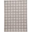 India Hand Woven Wool Gingham Area Rug-1856515232