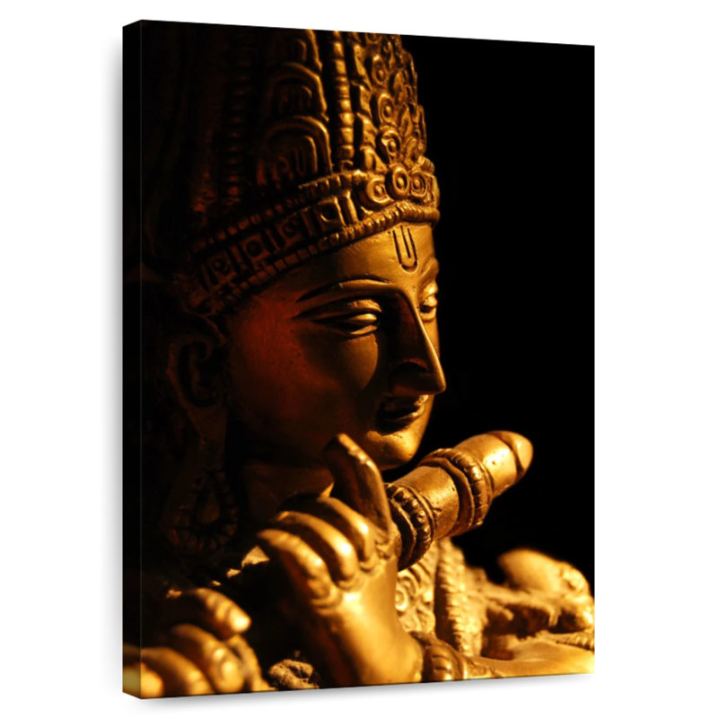 Adella Krishna Flute, 45" H x 30" W