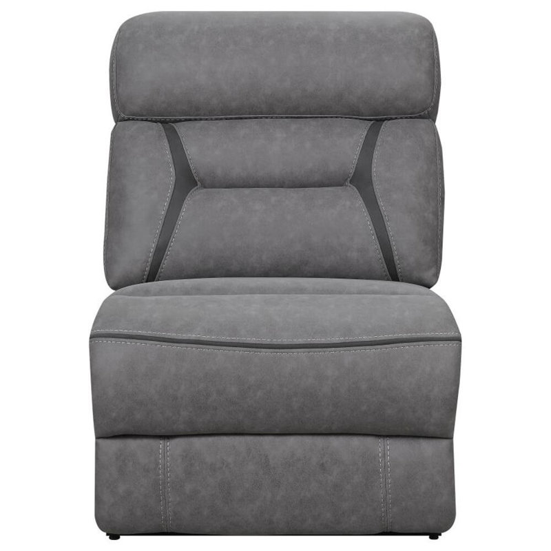 Fauteuil rembourré Rochon gris