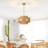 11.8" - Rattan - Brown - Chandelier