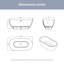 69'' x 29'' Freestanding Soaking Solid Surface Bathtub-88251906