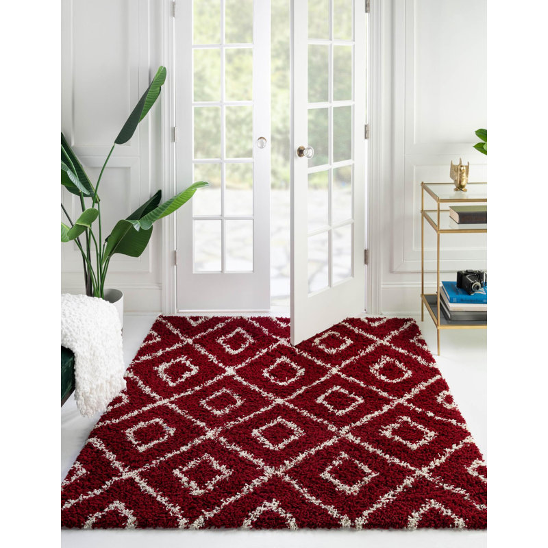 Tapis à poils longs Foundry Select Ruth, Carré 6 pi