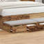 Bed Drawers 160 X 36.5 X 16.5 Cm Engineered Wood-306667737