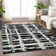 Premium Machine Washable Prisco Black Rug