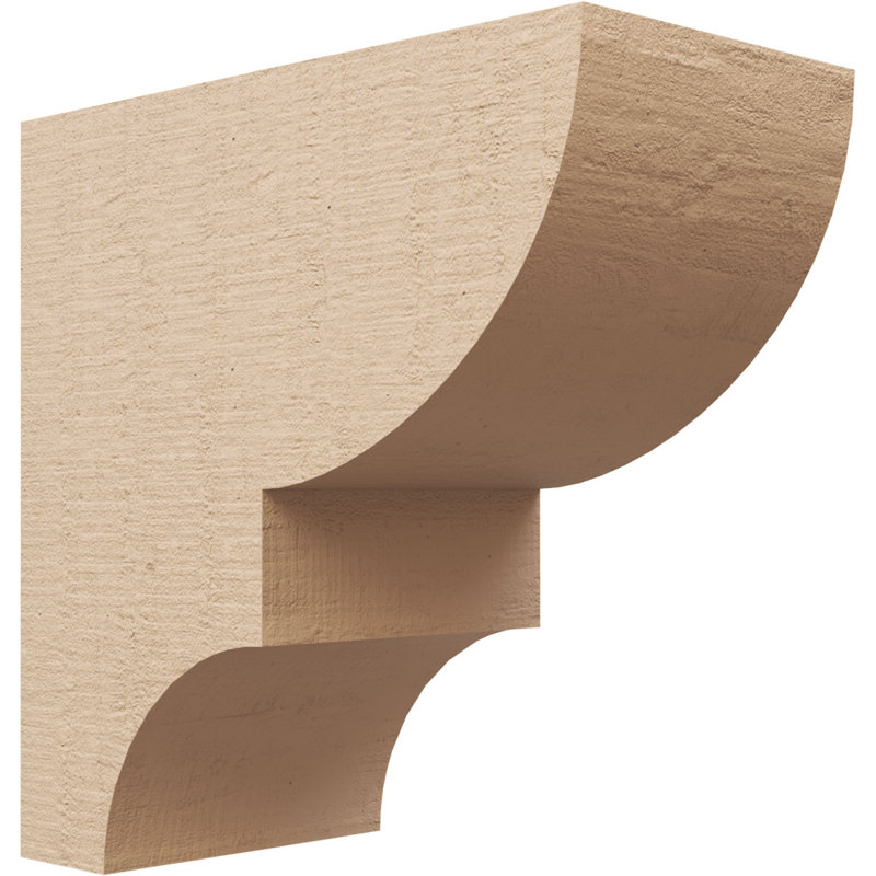 Bois de cèdre brut Ridgewood, Corbeau apprêté Ridgewood, H 12 po x l 6 po x P 12 po