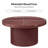 Minerva Modern 32"W Round Coffee Table with Glossy Enamel Finish-309057118
