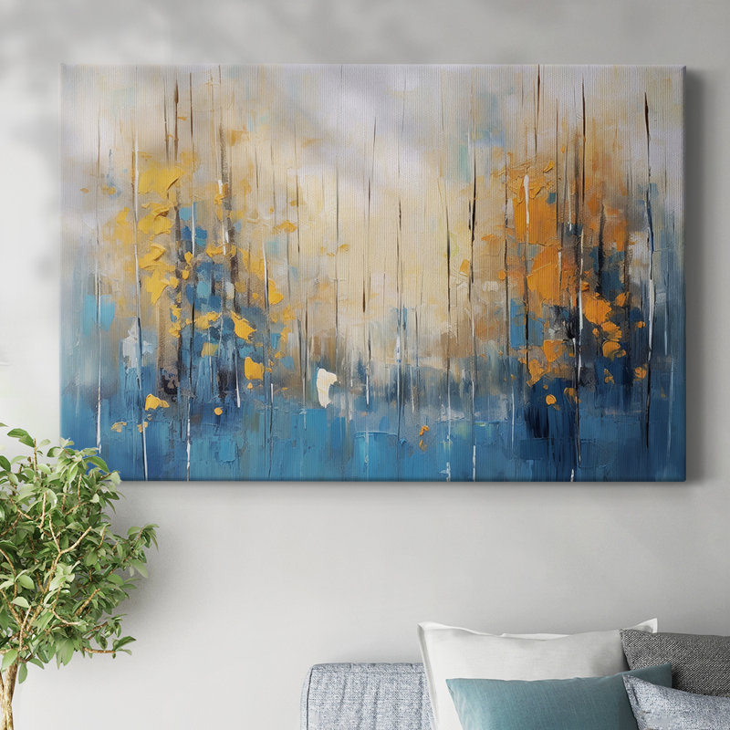 Série de paysages abstraits Cxxvi, H 18 po x l 27 po