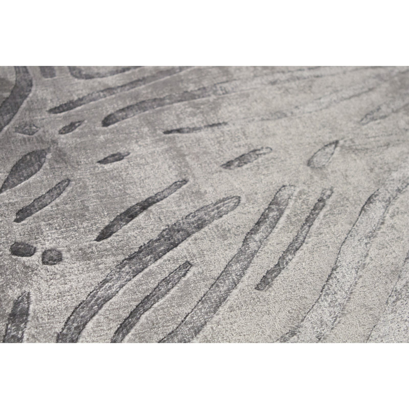 Hand-Knotted High-Quality Gray Area Rug