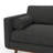Morrison Woven-Blend Fabric Mid-Century Modern Loveseat Sofa With Solid Wood Frame For Living Room-251954028-251954024