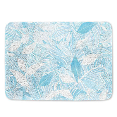 Tapis de bain tropical