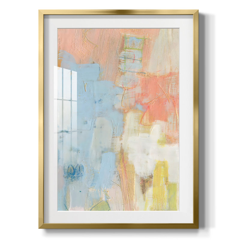 Cully I, reproduction d'art encadrée, Or