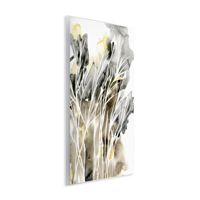 "White Strands", aquarelle sur bois par Regina Moore, H 15 po x l 10 po