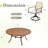 8-Person Round Patio Dining Set With Swivel Cushioned Rattan Chairs-1768997918