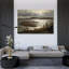 «The Sandvik Fiord» par Hans Gude - Art mural sur toile tendue avec châssis-1497956829