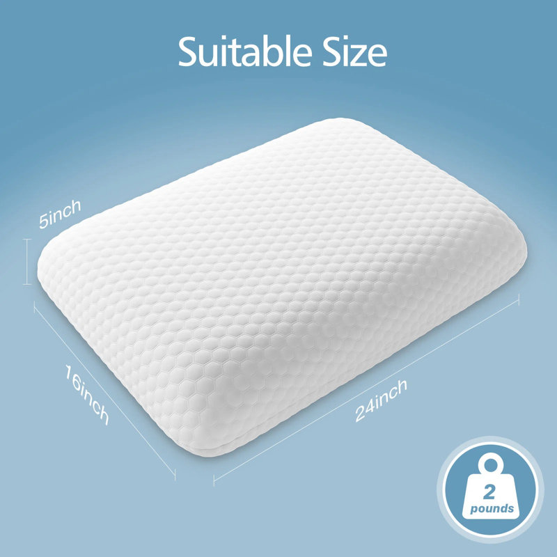 Chilhowie Memory Foam Medium Cooling Pillow