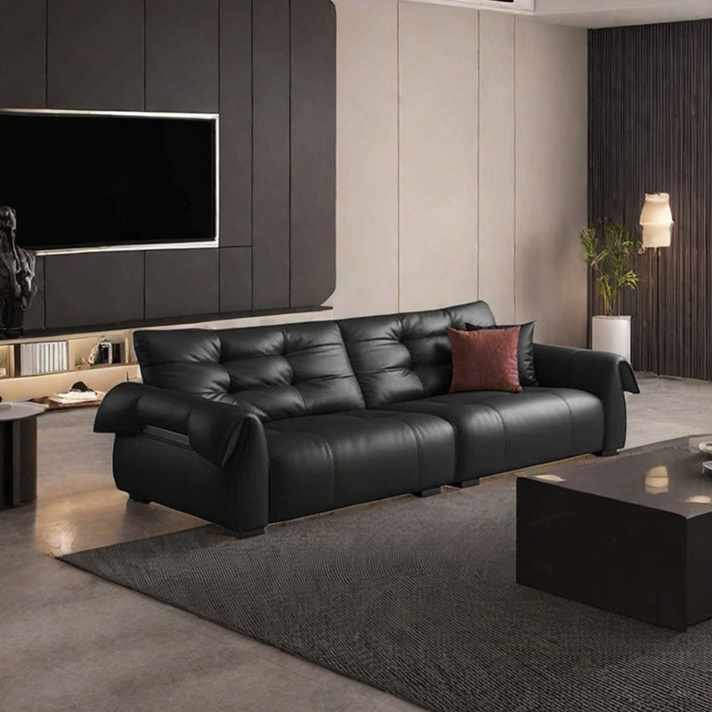 Modern simple casual sofa, 38.18" H x 86.61" W x 42.12" D, 3