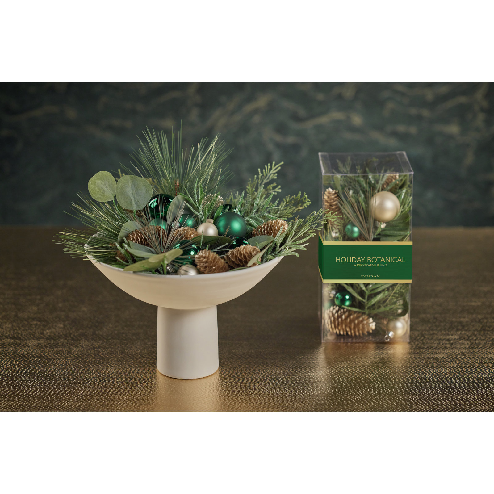 Holiday Botanical Vase & Bowl Fillers, Green