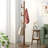 Wooden Coat Rack For Bedroom, Creative Freestanding Clothes Hanger With Multiple Hooks, Space Saving Garment Organizer For Home Office
