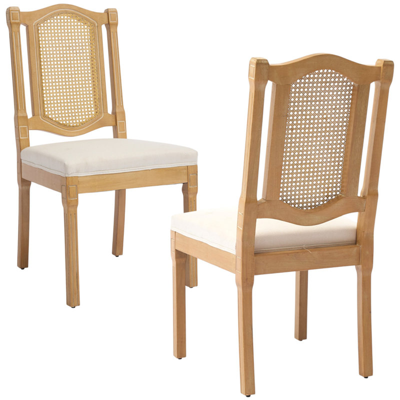 Chaise d'appoint rembourrée H 20,3 po Amando, Beige