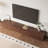 94.5" Mid Century Modern TV Stands,Brown Solid Wood Media Console with 4 Drawers-129566920