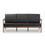 Canapé Drogin 72,5 po Mid-Century en similicuir H 29,53 po x l 72,05 po x P 33,07 po