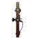 Copper Creek Handleset with Single Cylinder Deadbolt and Door Knob and Heritage Rosette