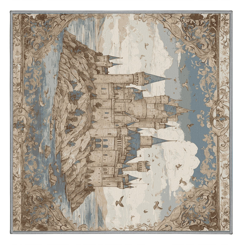 Noble Ascent Rug, Square 5'