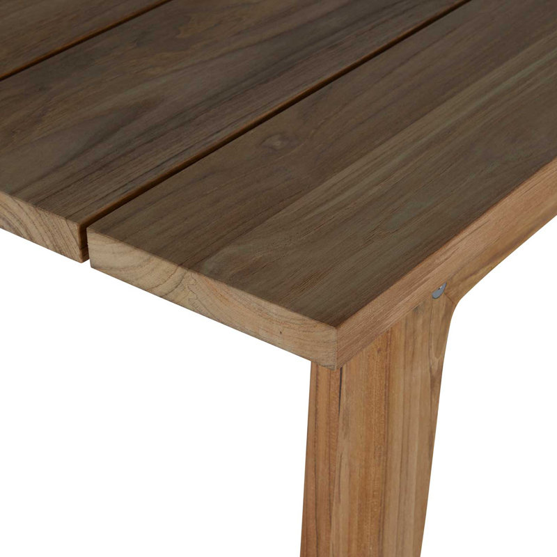 Coast 70.875" Solid Wood Console Table, Natural Teak
