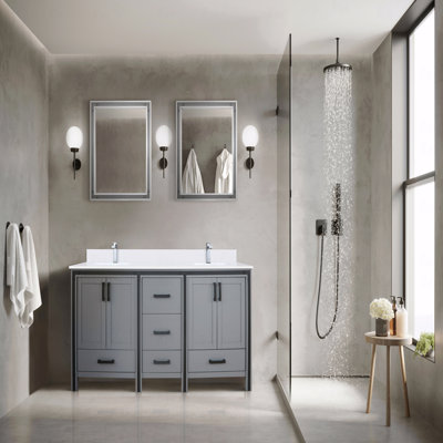 Meuble-lavabo double double 72 po x 22 po
