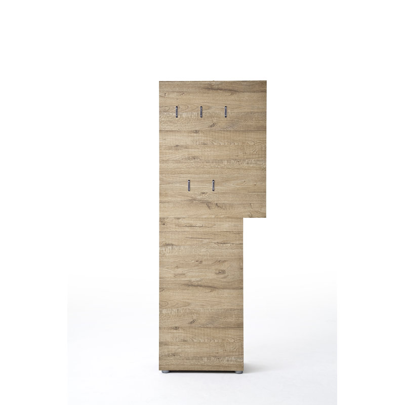Raines Hall Tree 70cm Wide, Light brown