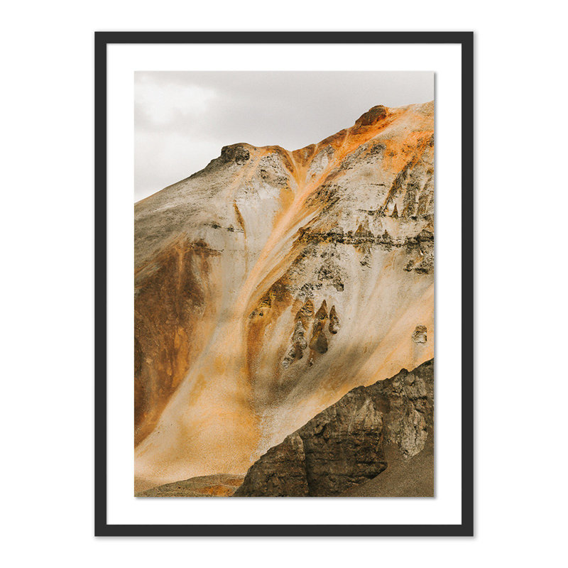 Red Mountain - Ouray, CO by Wesley and Emma Teague, Black Paper Single Picture Framed, 48" H x 36" W x 2.5" D