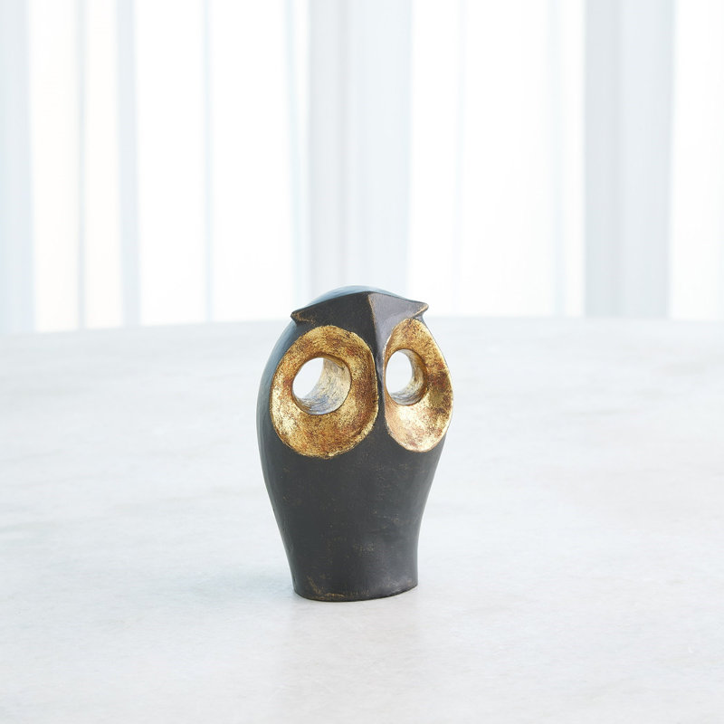 Gold Leafed Owl-Sm