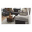 Causeuse convertible avec rangement en microfibre noire Primenest Collection Zenaero-88769198
