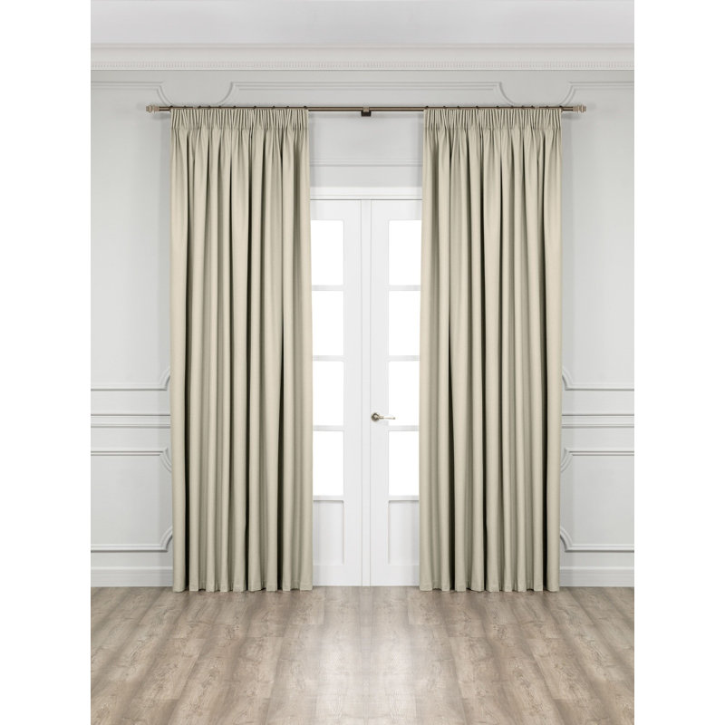 David Semi Sheer Curtain, Gray, 102" x 108"