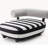 Elegant curved back chair