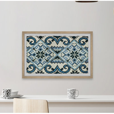 Flower Within Pattern - Single Picture Frame Print