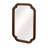 Solid Wood Frame Rounded Corner Decorative Mirror-433494039-433494044