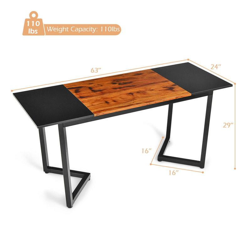 Meachum Steel Writing Desk