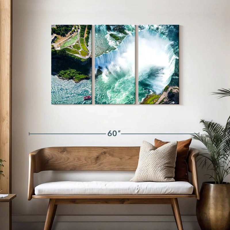 Alvord Niagara Falls From Above, 28" H x 45" W