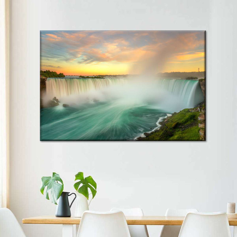«Niagara Falls Scenery», reproduction sur toile, H 24 po x l 36 po x P 1,25 po