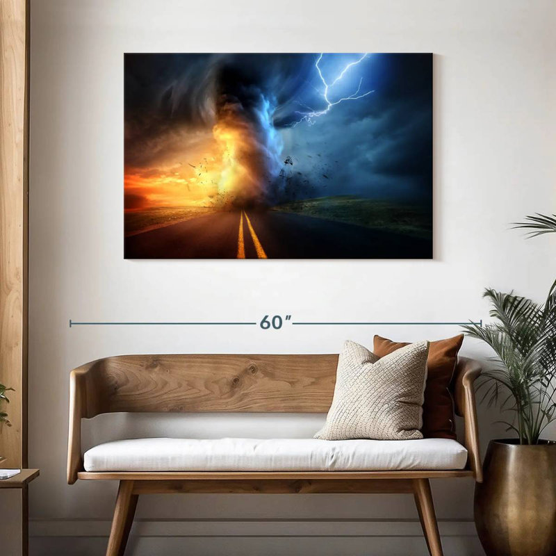 Alvord Tornado And Lightning Storm