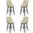 Malakeh Swivel Upholstered Counter Stool with Solid Wood Frame-100865018-100865014