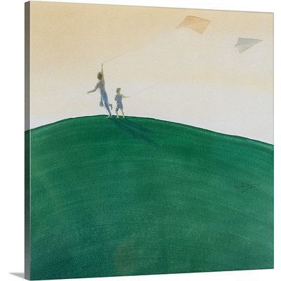 «Kite Flying, 2000» par Soumakis, reproduction d'art sur toile