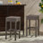 Apopka Polyethylene (PE) Wicker Outdoor Stool